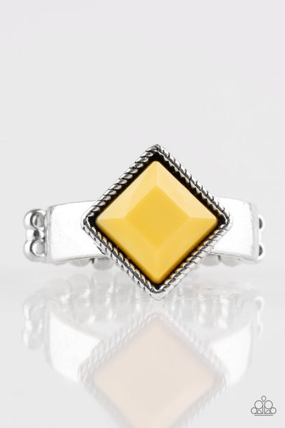 Stylishly Flair and Square - Yellow