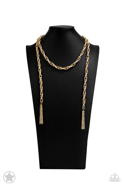 Scarfed for attention - Gold (Blockbuster Piece)