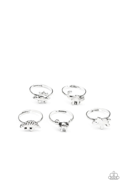 Silver Dinosaur Rings