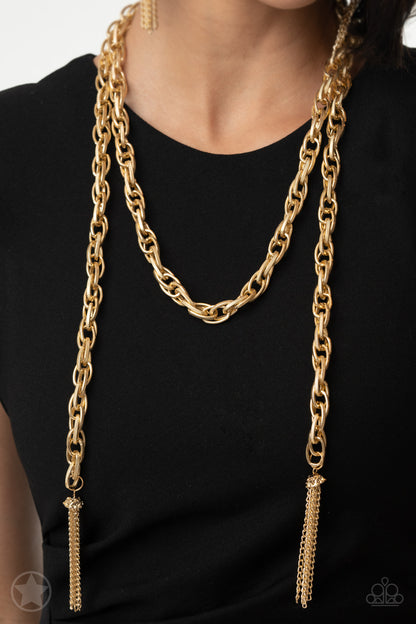 Scarfed for attention - Gold (Blockbuster Piece)
