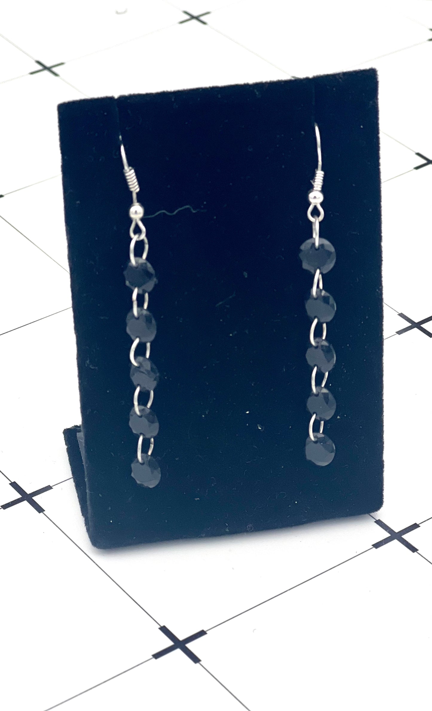 Black Dangle Earrings